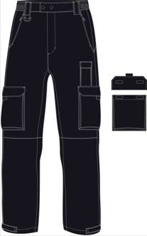 衛(wèi)生應急服裝（長褲正面）