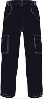 衛(wèi)生應急服裝（長褲背面）